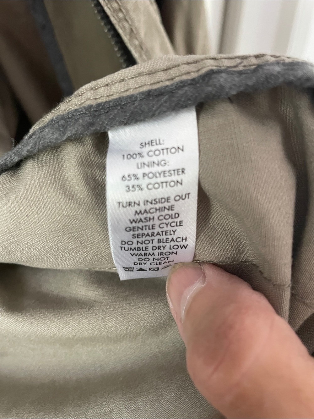 Calvin Klein Men’s Olive Green Military Field Jacket. Size Large - Picture 9 of 10